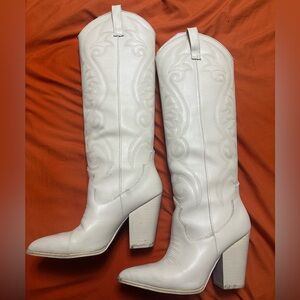 Steve Madden Lasso Knee High Western Boots